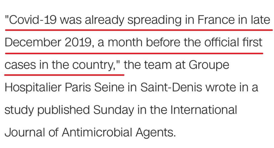论文证实法国去年底已有新冠肺炎病例 外国网友：病毒不可能从武汉蹦到巴黎 新闻资讯 第14张